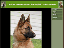 Tablet Screenshot of crozierkennels.com